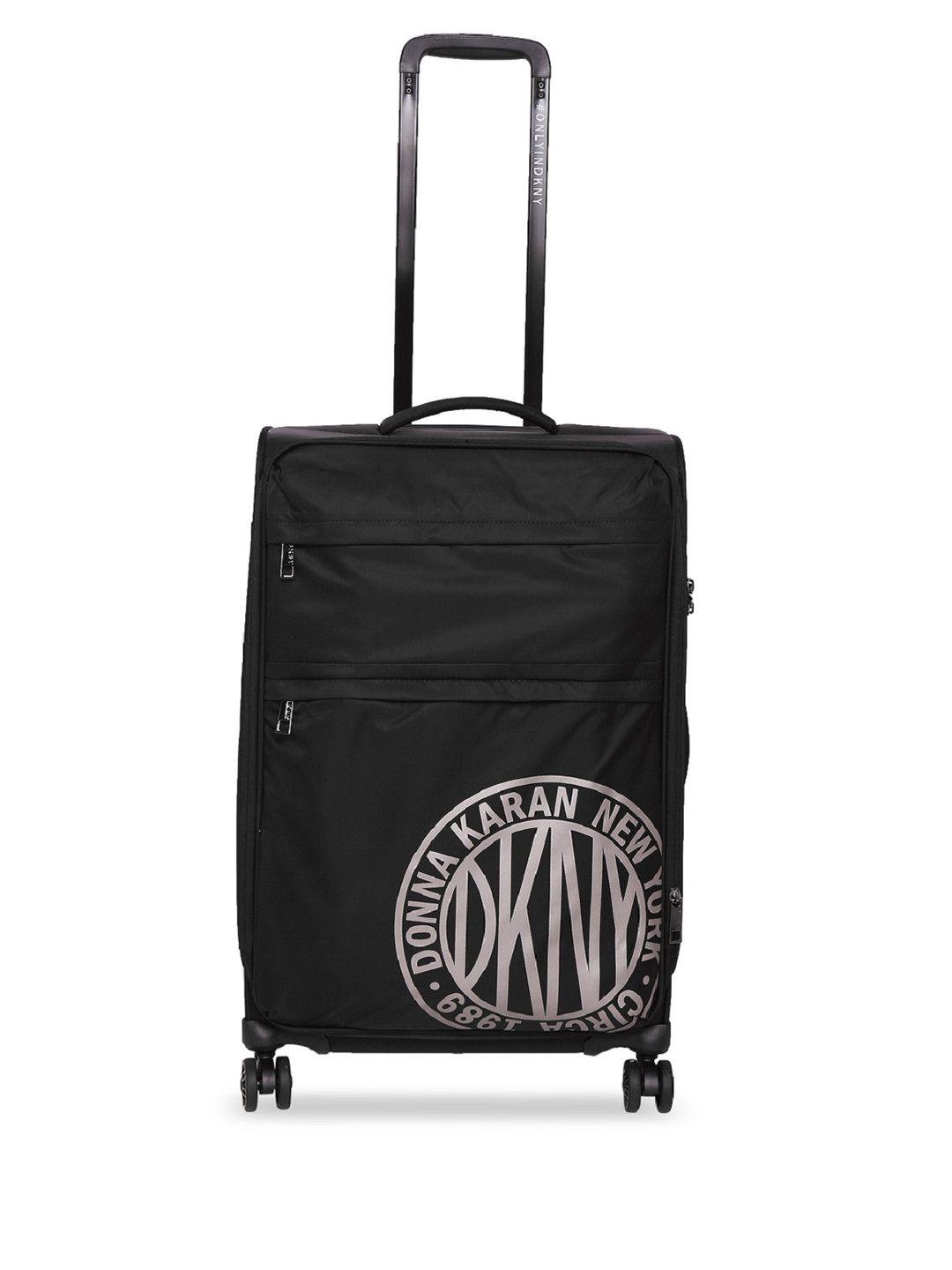 

DKNY Unisex Black Solid Urban Sport Soft-Sided Large Trolley Suitcase
