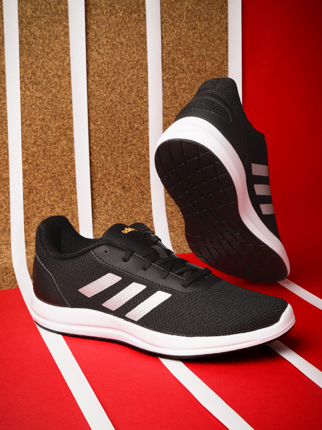 

ADIDAS Men Black Rush Running Shoes