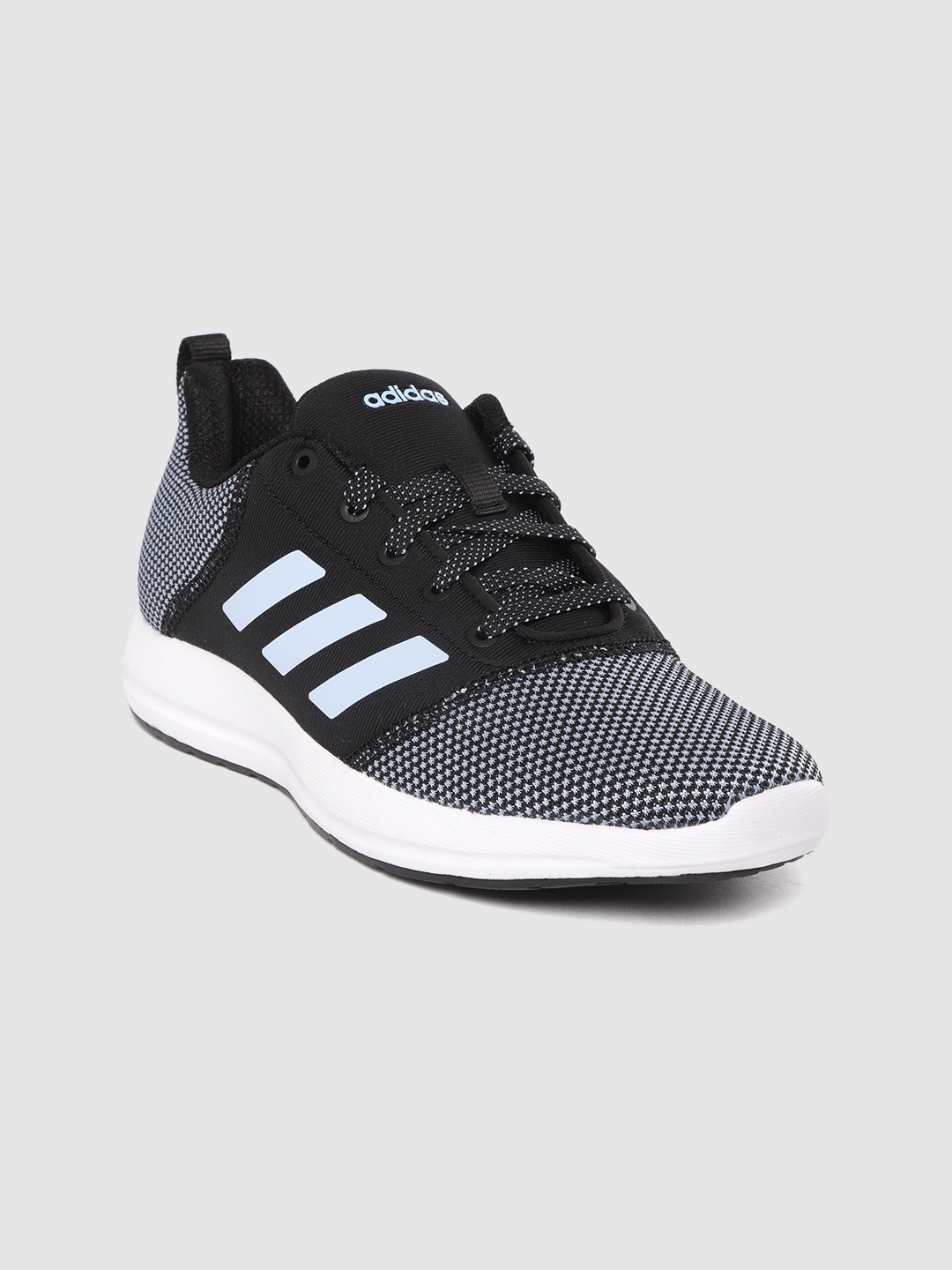 

ADIDAS Women Black & Blue Woven Design Cyberg 1.0 Running Shoes