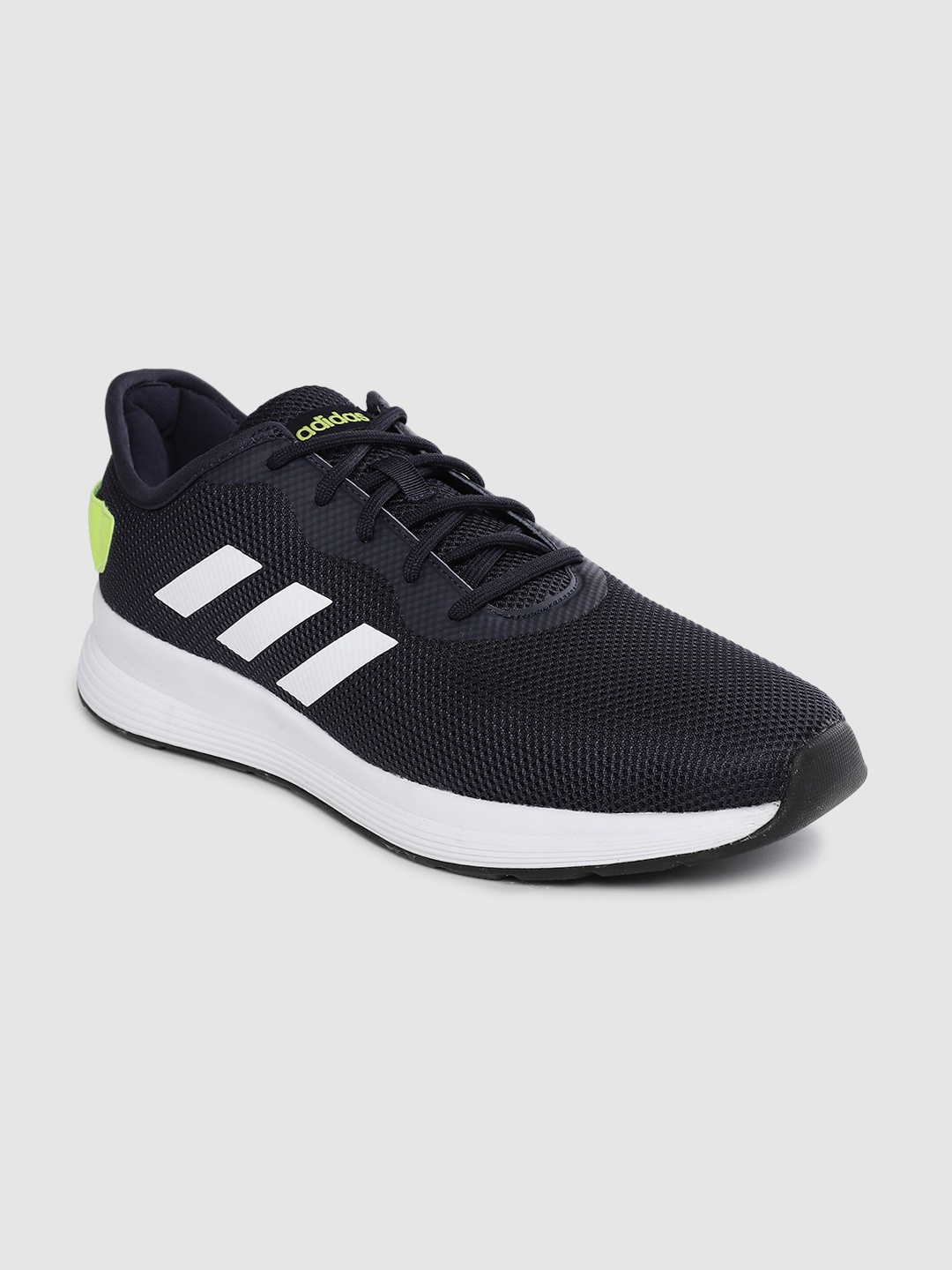 

ADIDAS Men Navy Blue Solid Fluo Running Shoes