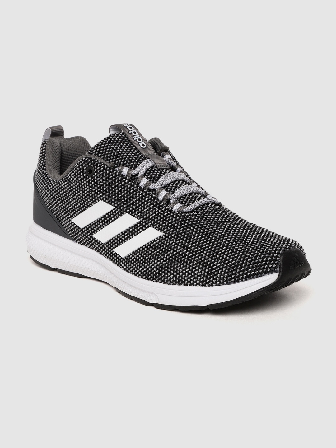 

ADIDAS Men Black & Grey Solid Binafo Running Shoes