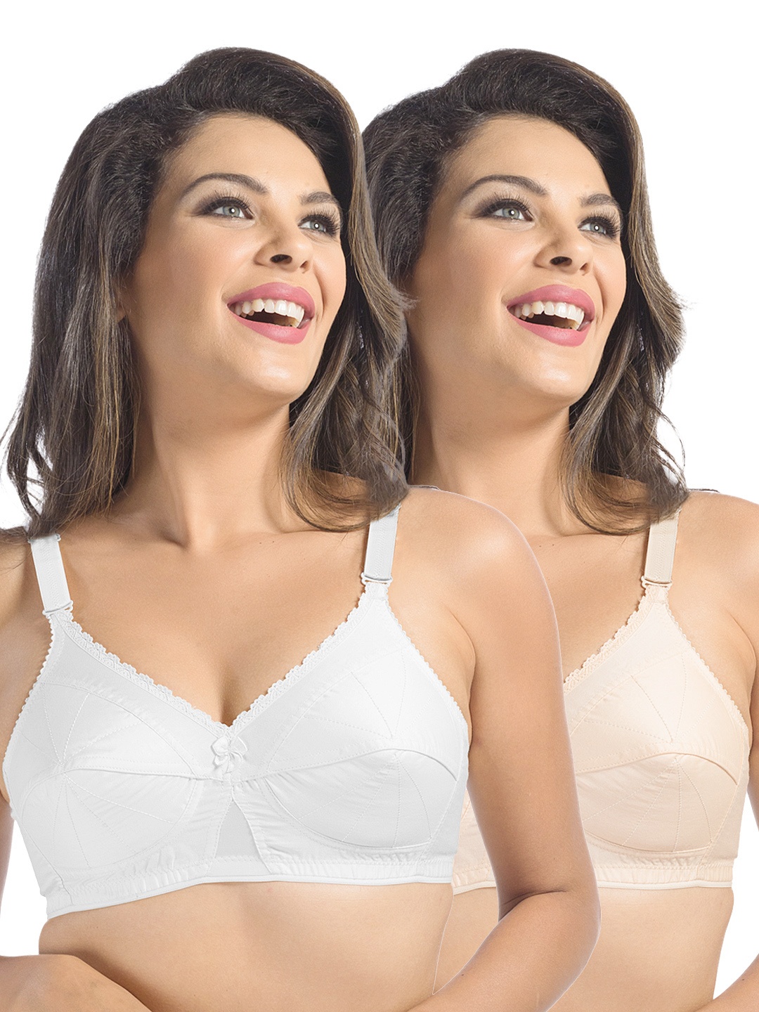 

Sonari Pack of 2 Full-Coverage Bras ice, Nude