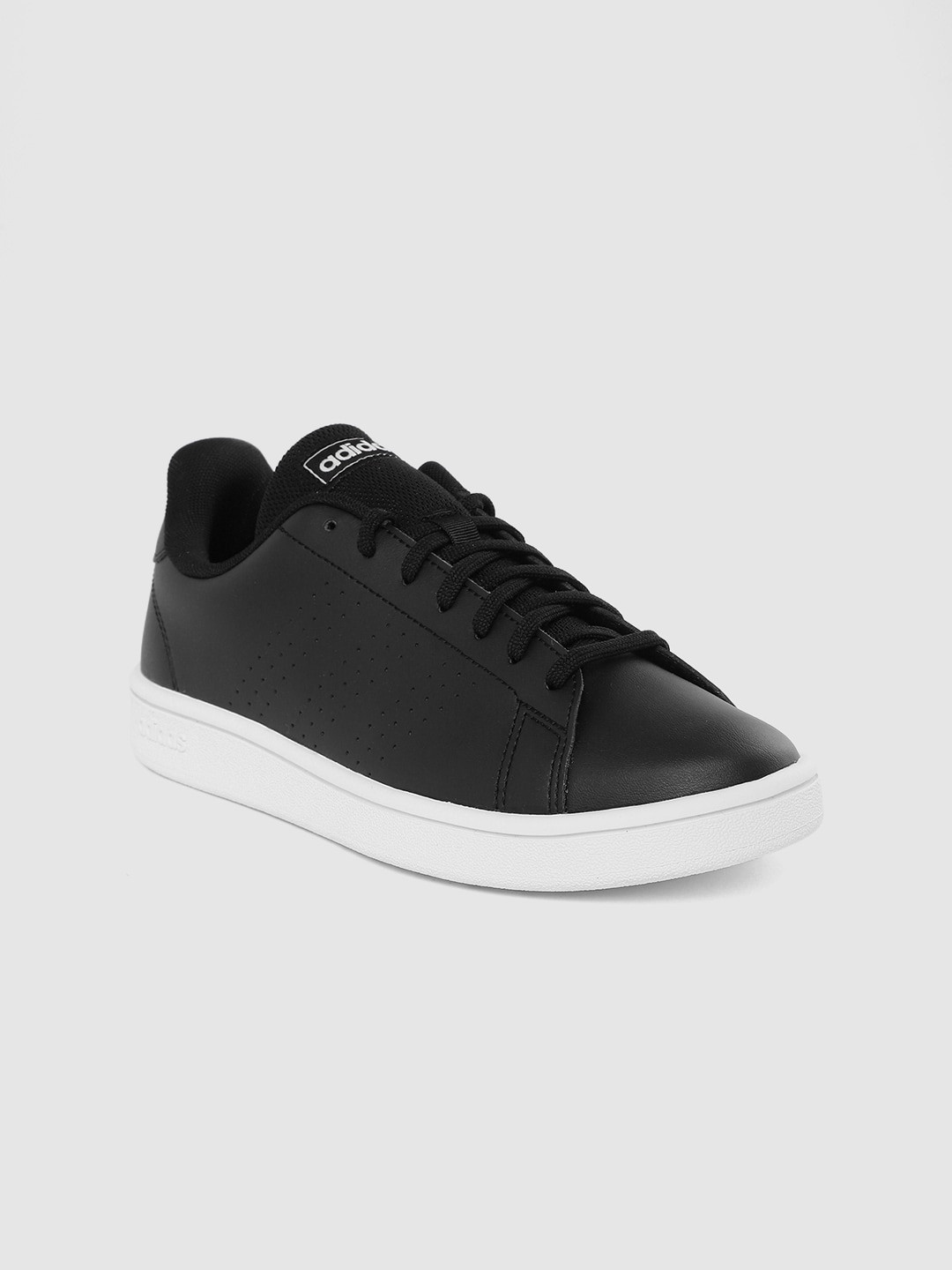 

ADIDAS Women Black Advantage Base Perforated Sustainable Sneakers