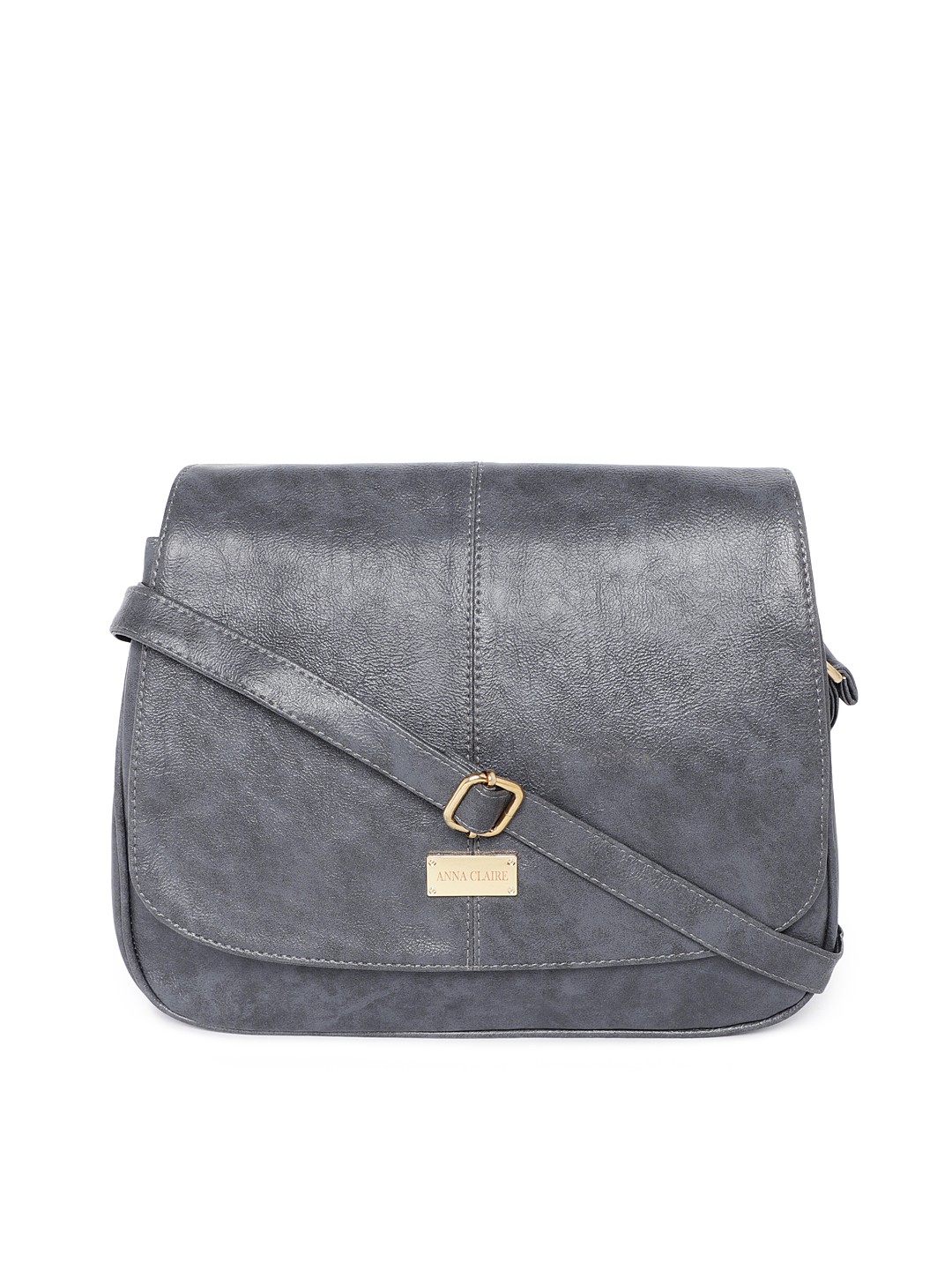 

Anna Claire Grey Solid Sling Bag