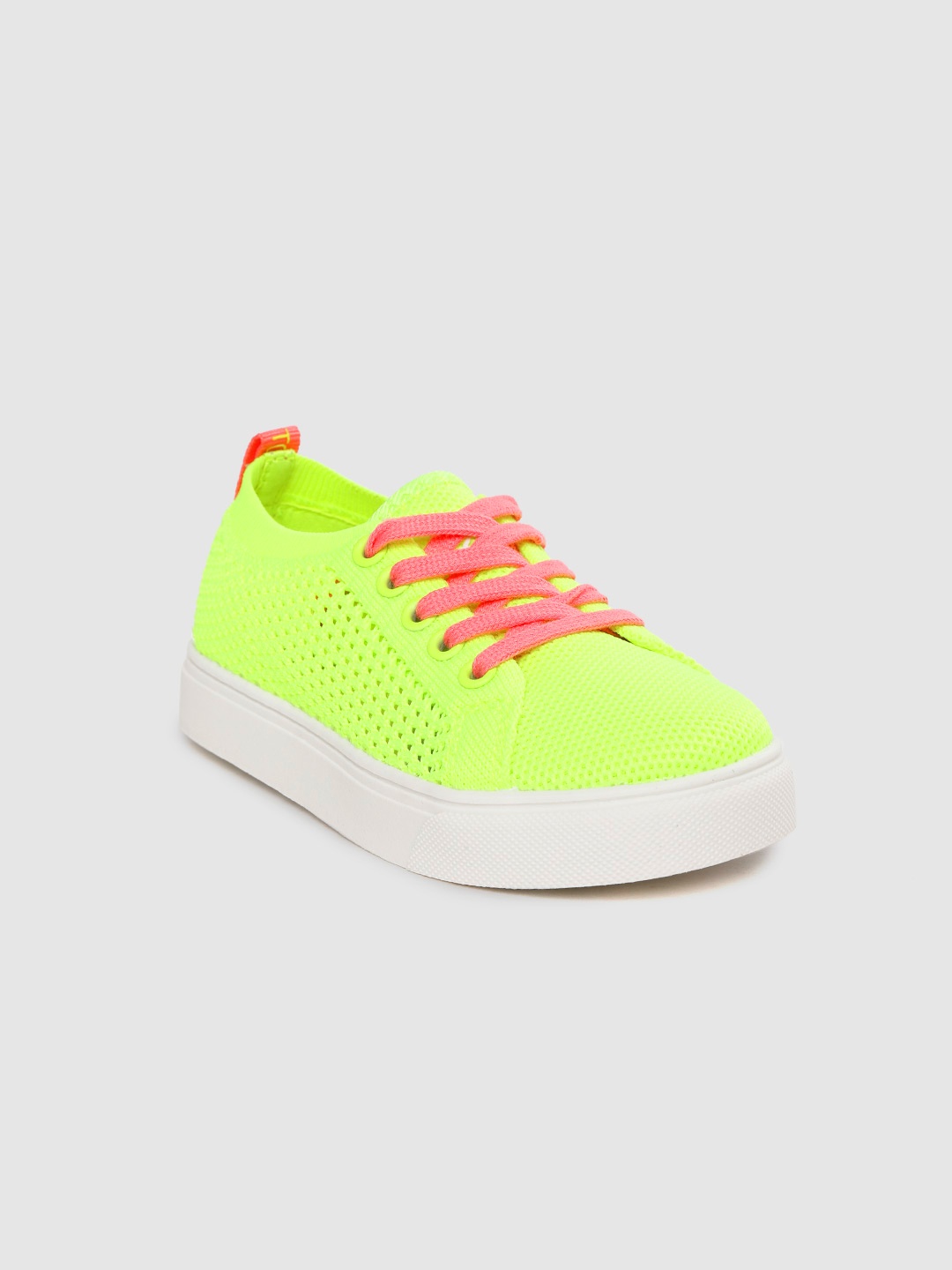 

United Colors of Benetton Kids Fluorescent Green Sneakers