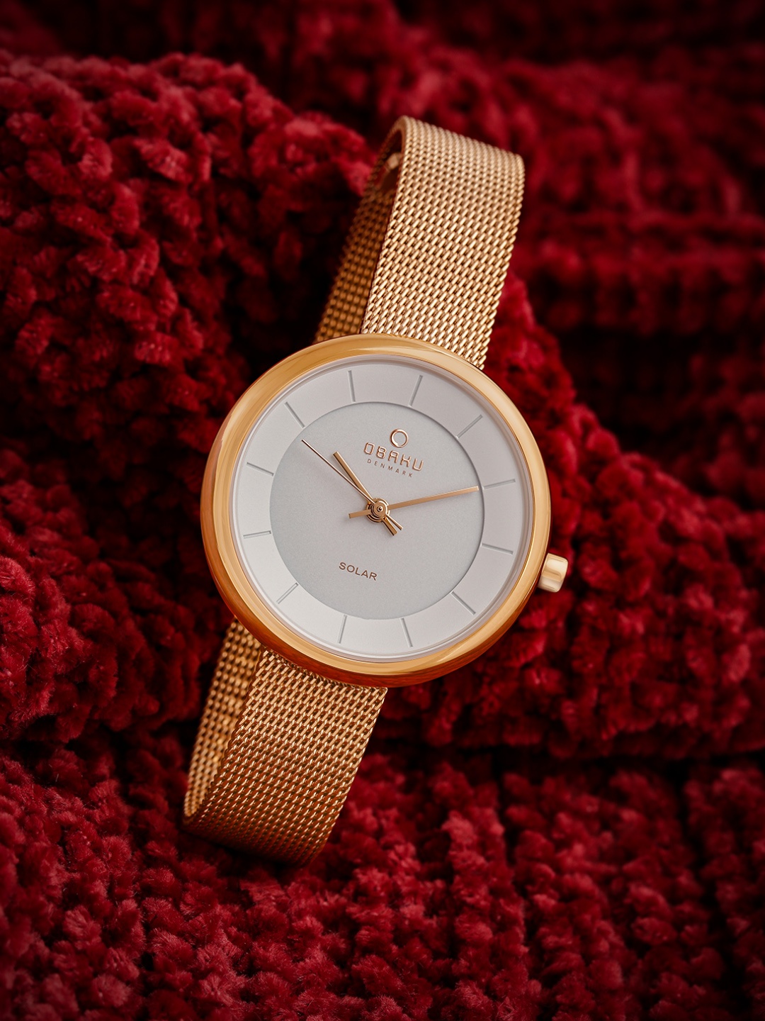 

Obaku Women White Analogue Watch V206LRVWMV