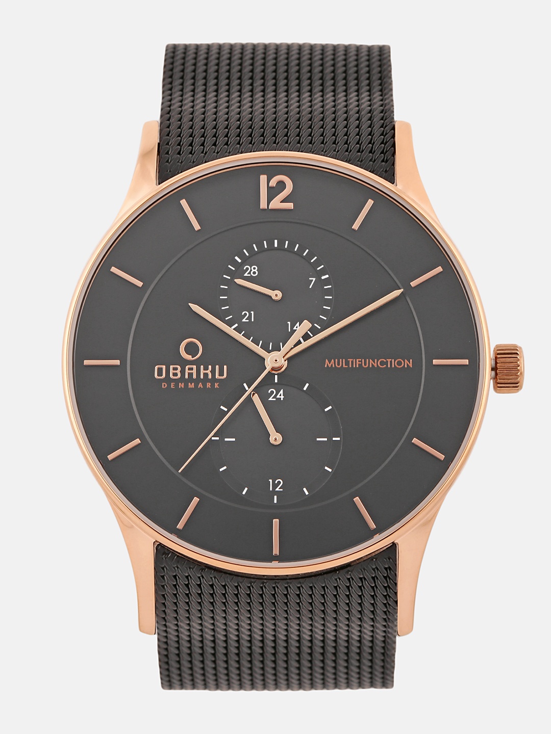

Obaku Men Black Analogue Watch V157GMVBMB