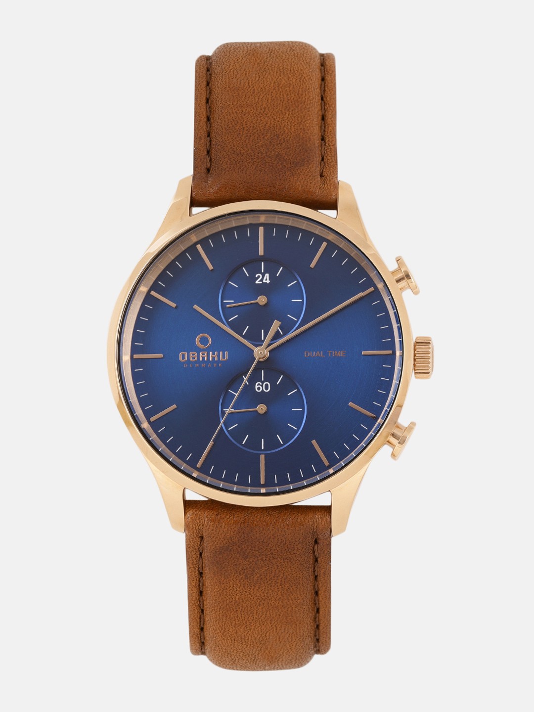 

Obaku Men Blue Analogue Watch V196GUVLRN