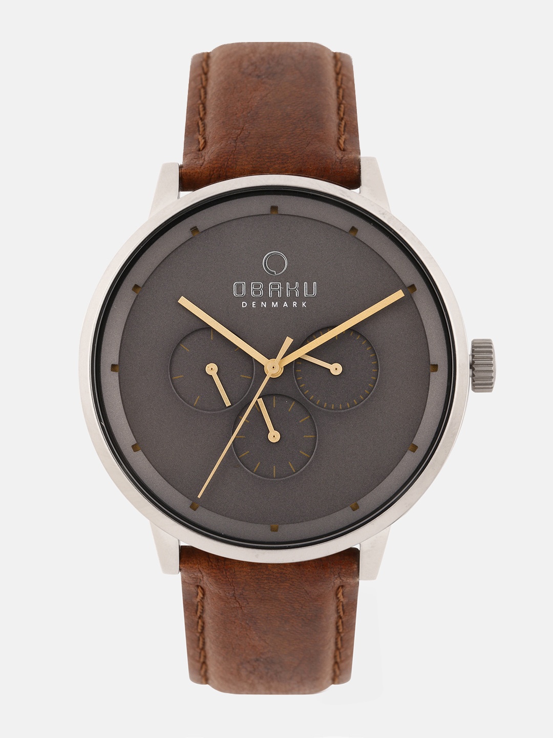 

Obaku Men Grey Analogue Watch V208GMCJRN-