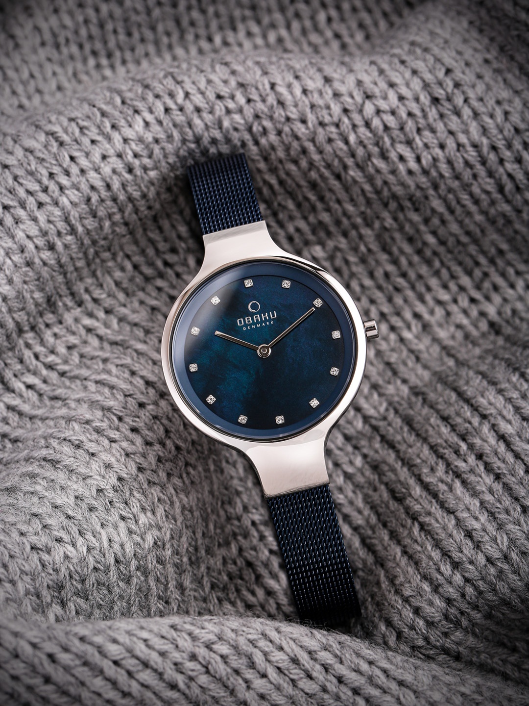 

Obaku Women Blue Analogue Watch