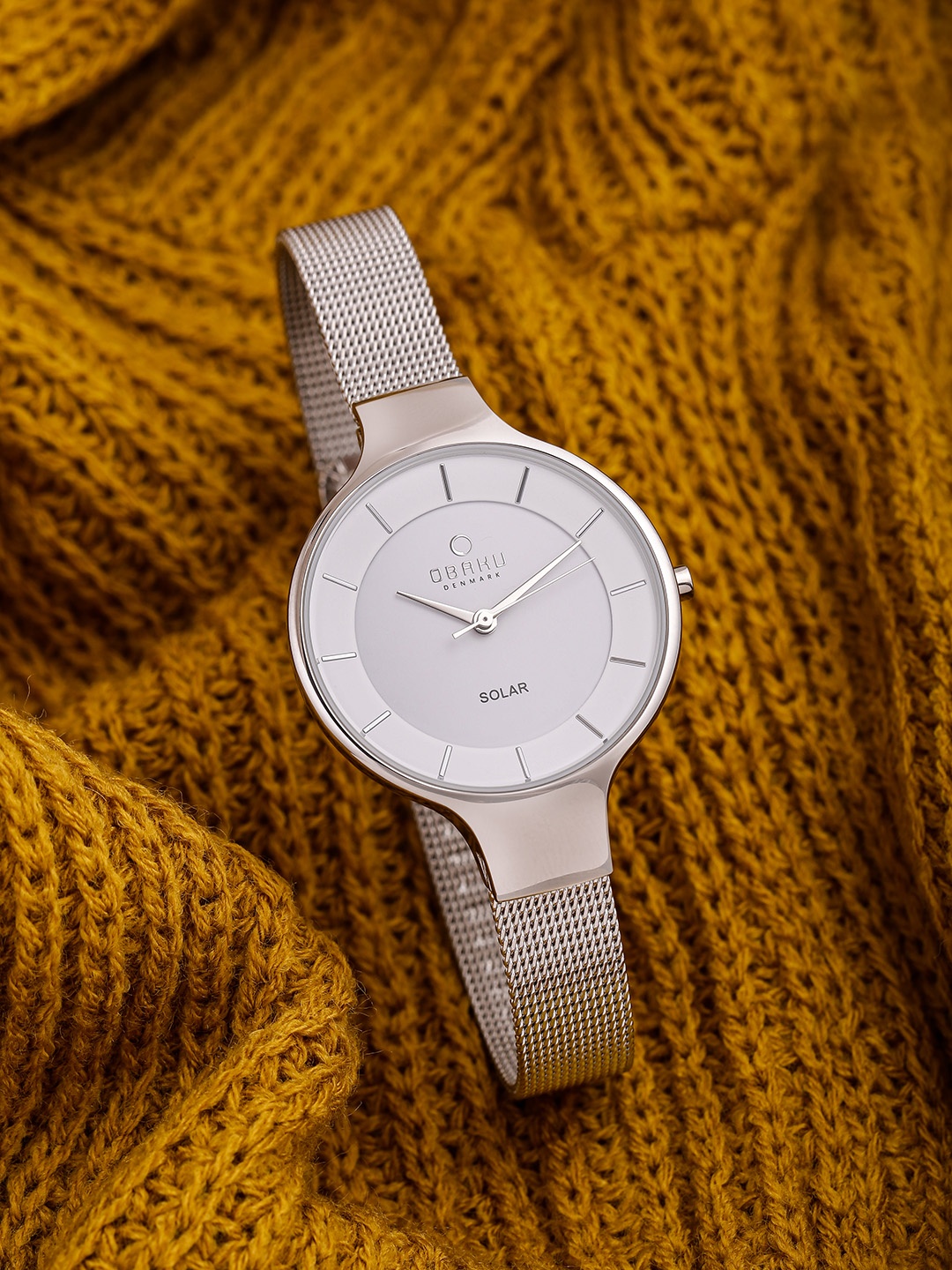 

Obaku Women White Analogue Watch