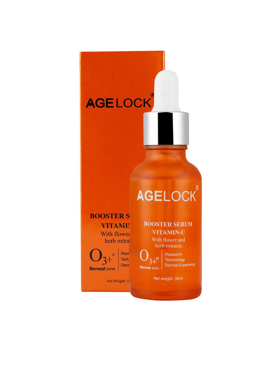 

O3+ Unisex Agelock Vitamin C Booster Serum 30 ml, Orange