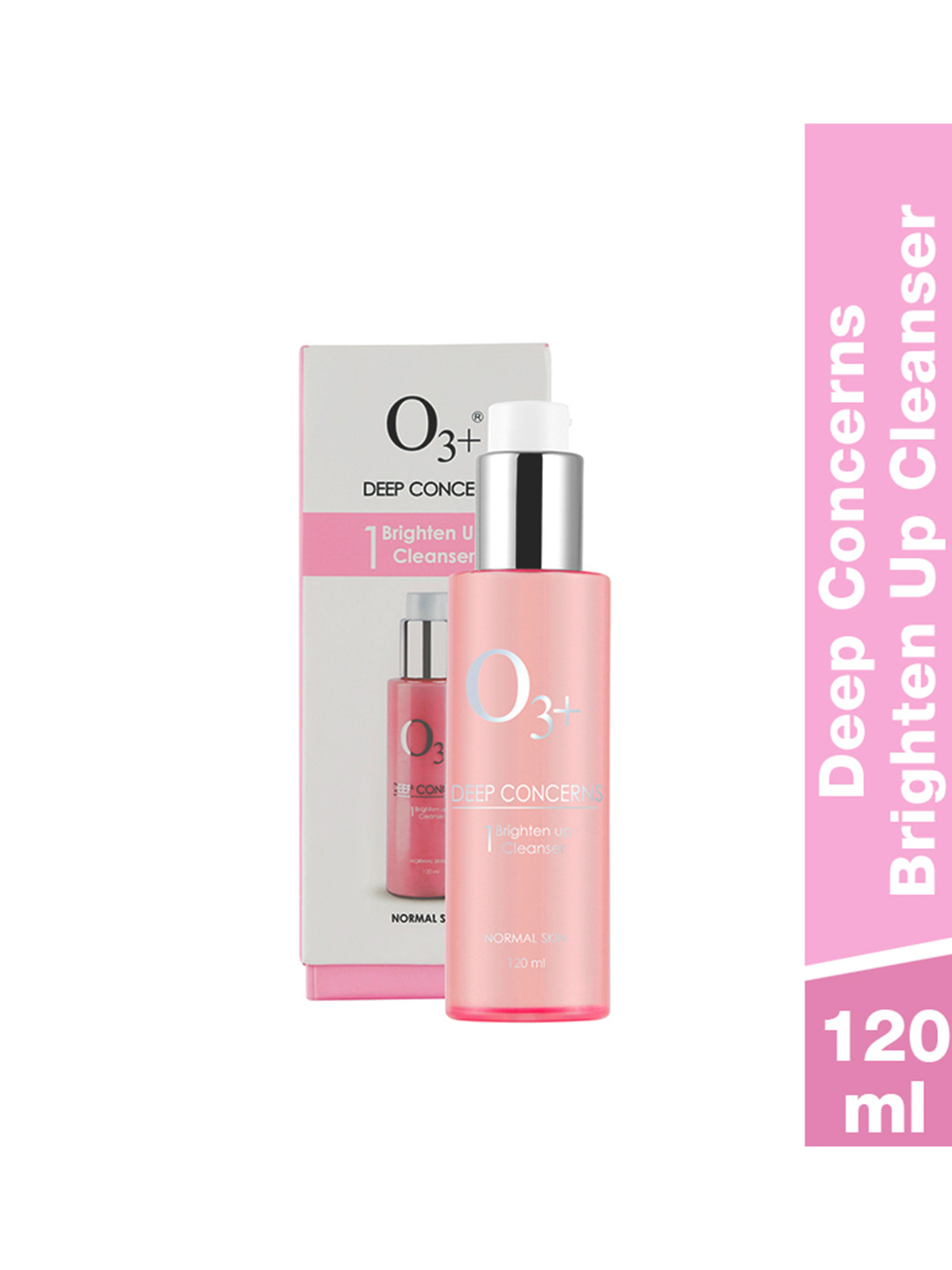 

O3 Deep Concerns Brighten Up Cleanser 120 ml, Pink