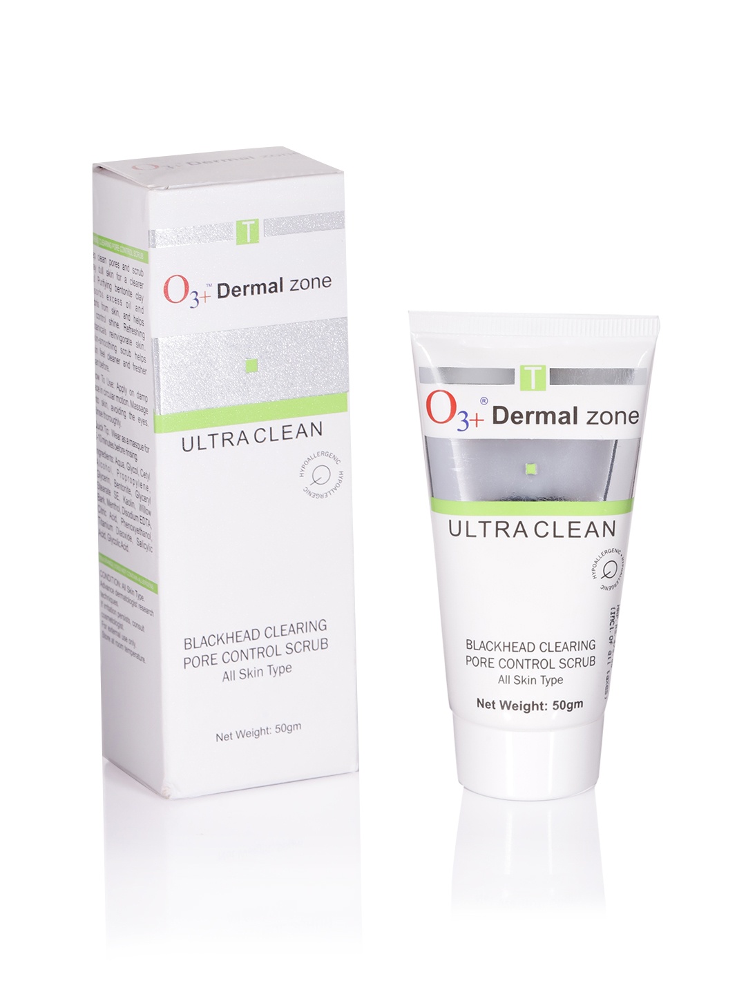 

O3+ Women Dermal Zone Ultra Clean Blackhead Clearing Pore Control Face Scrub (50g), White