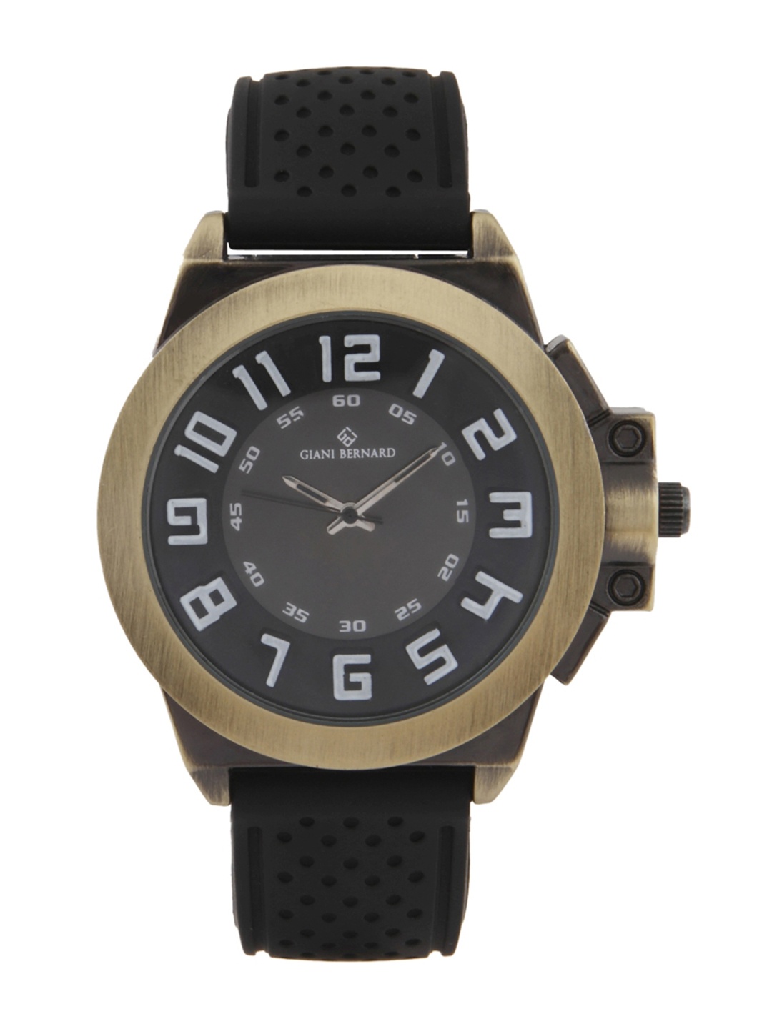

Giani Bernard Men Gold-Toned & Black Analogue Watch GB-125B