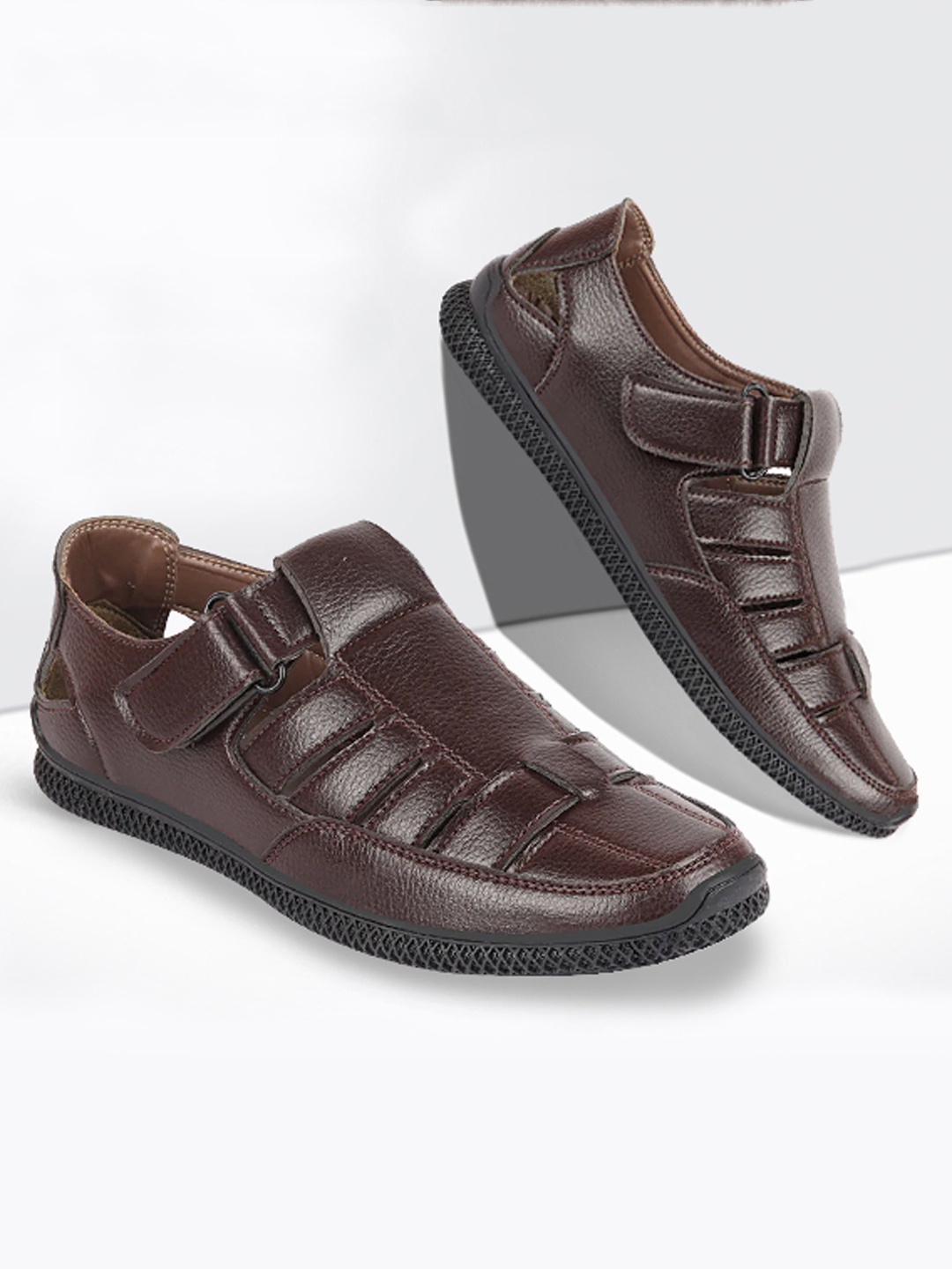 

FAUSTO Men Brown Sandals