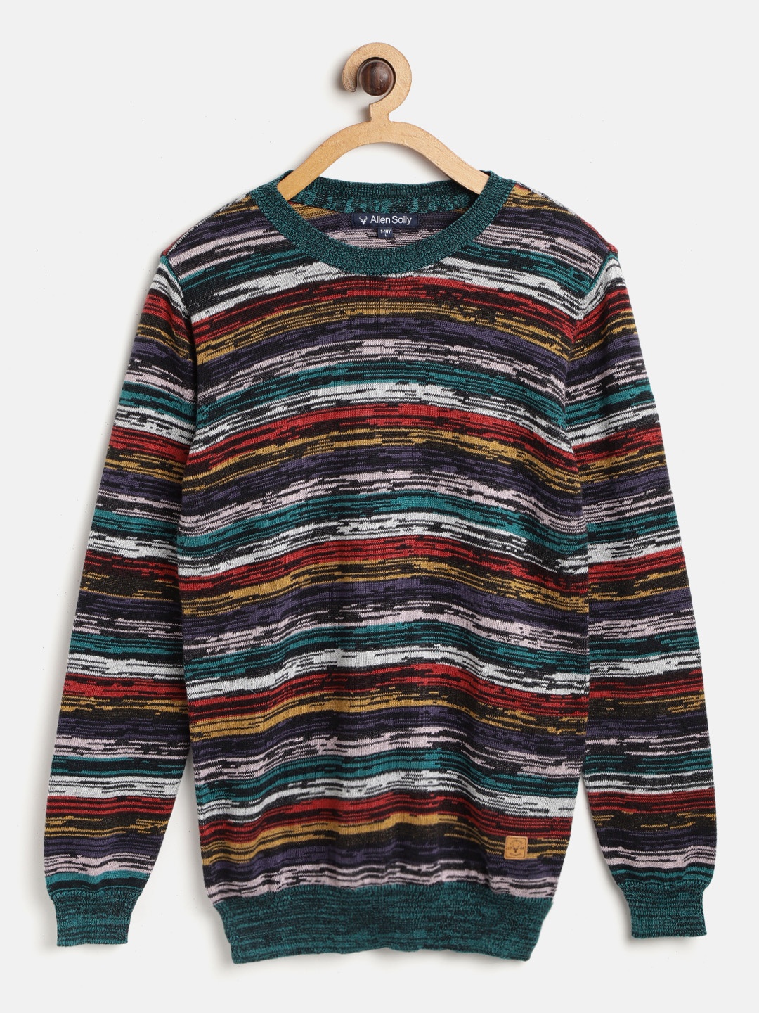 

Allen Solly Junior Boys Multicoloured Striped Pullover, Multi