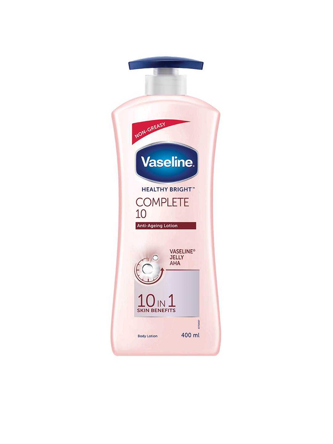 

Vaseline Unisex Healthy Bright Complete 10 Anti-Ageing Body Lotion 400 ml, Peach