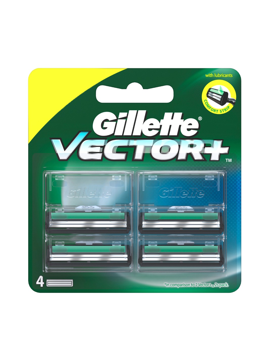 

Gillette Set of 4 Vector Cartridge, Green