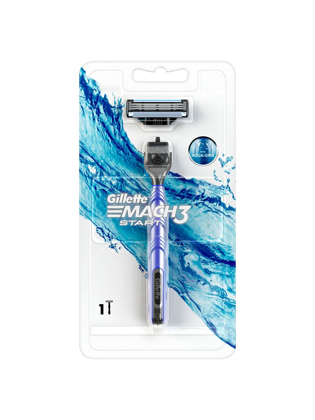 

Gillette Mach3 Start Shaving Razor, Blue
