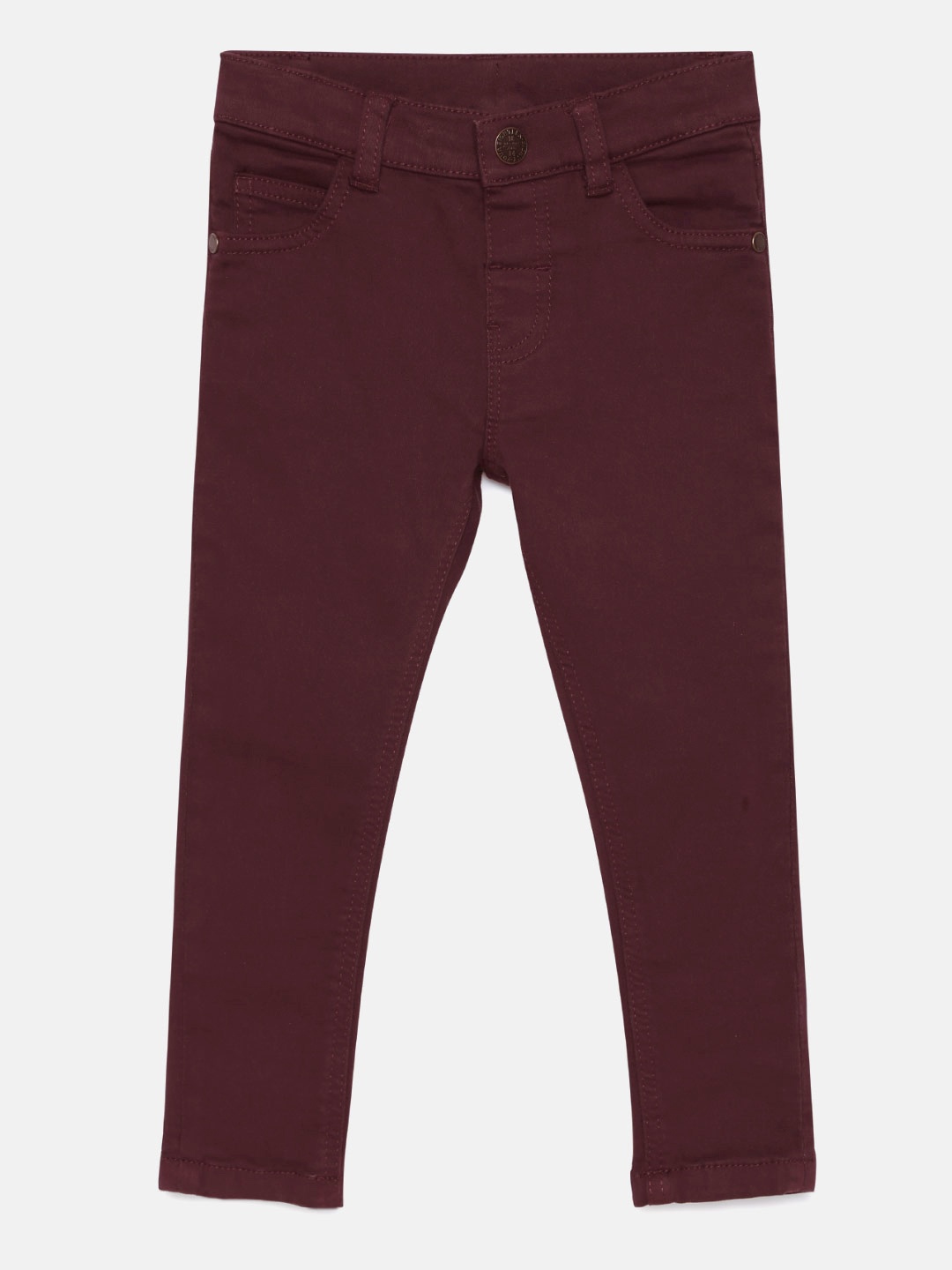 

Marks & Spencer Boys Burgundy Regular Fit Jeans