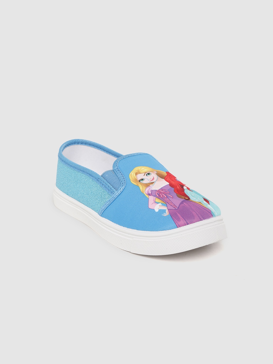 

toothless Girls Printed Disney Princess Slip-On, Blue