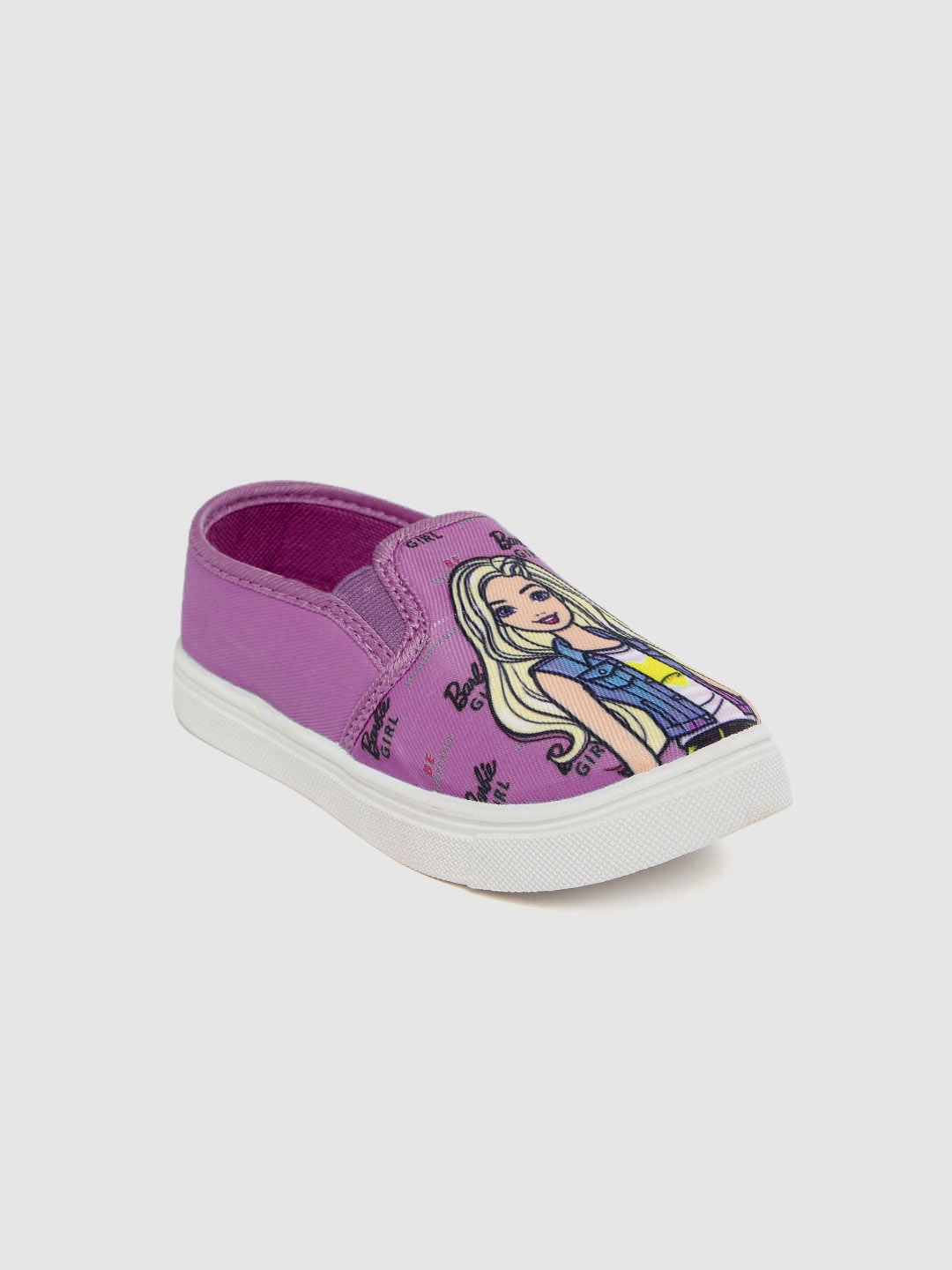 

toothless Girls Purple Printed Slip-On Sneakers
