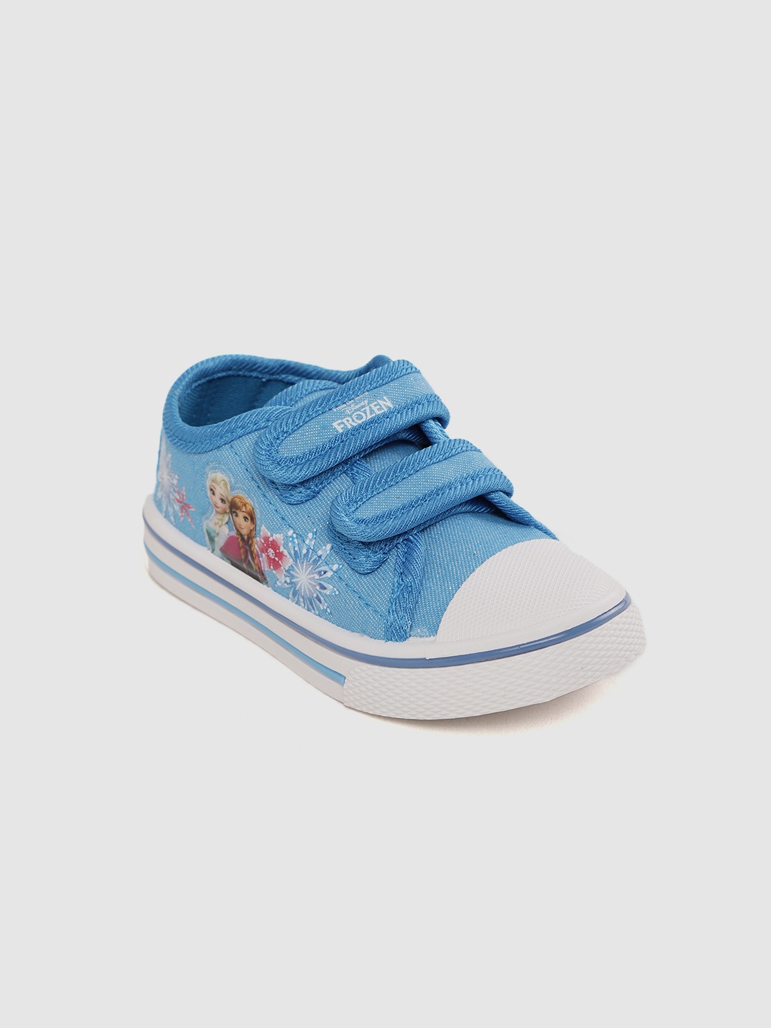 

toothless Girls Blue Printed Frozen Sneakers