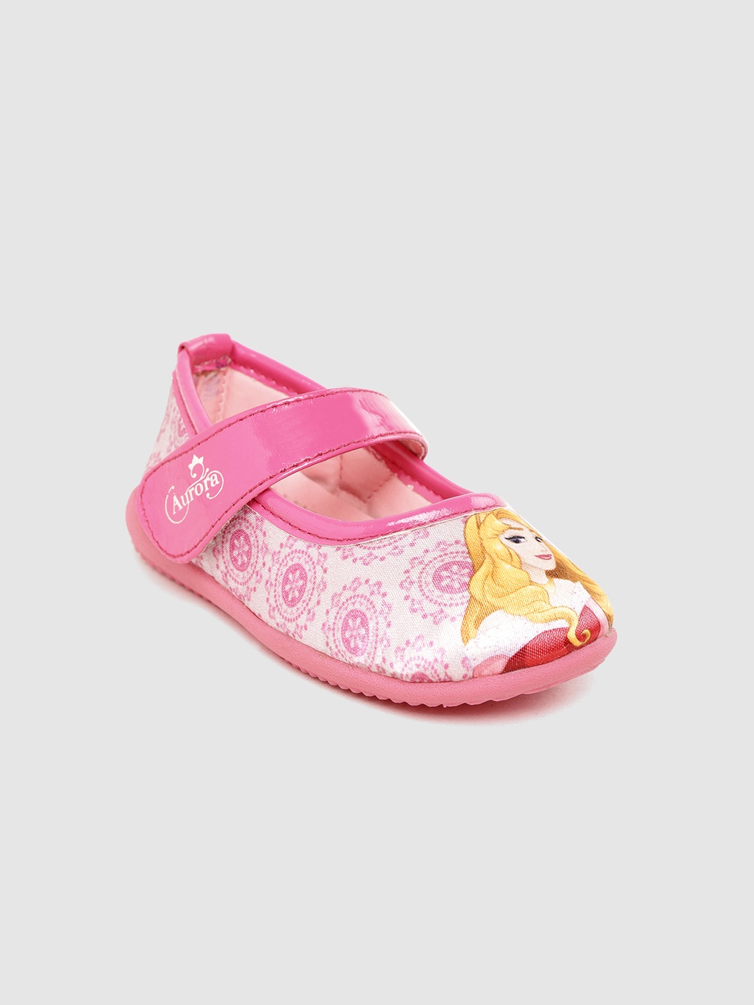 

toothless Girls Disney Princess Printed Mary Janes, Pink