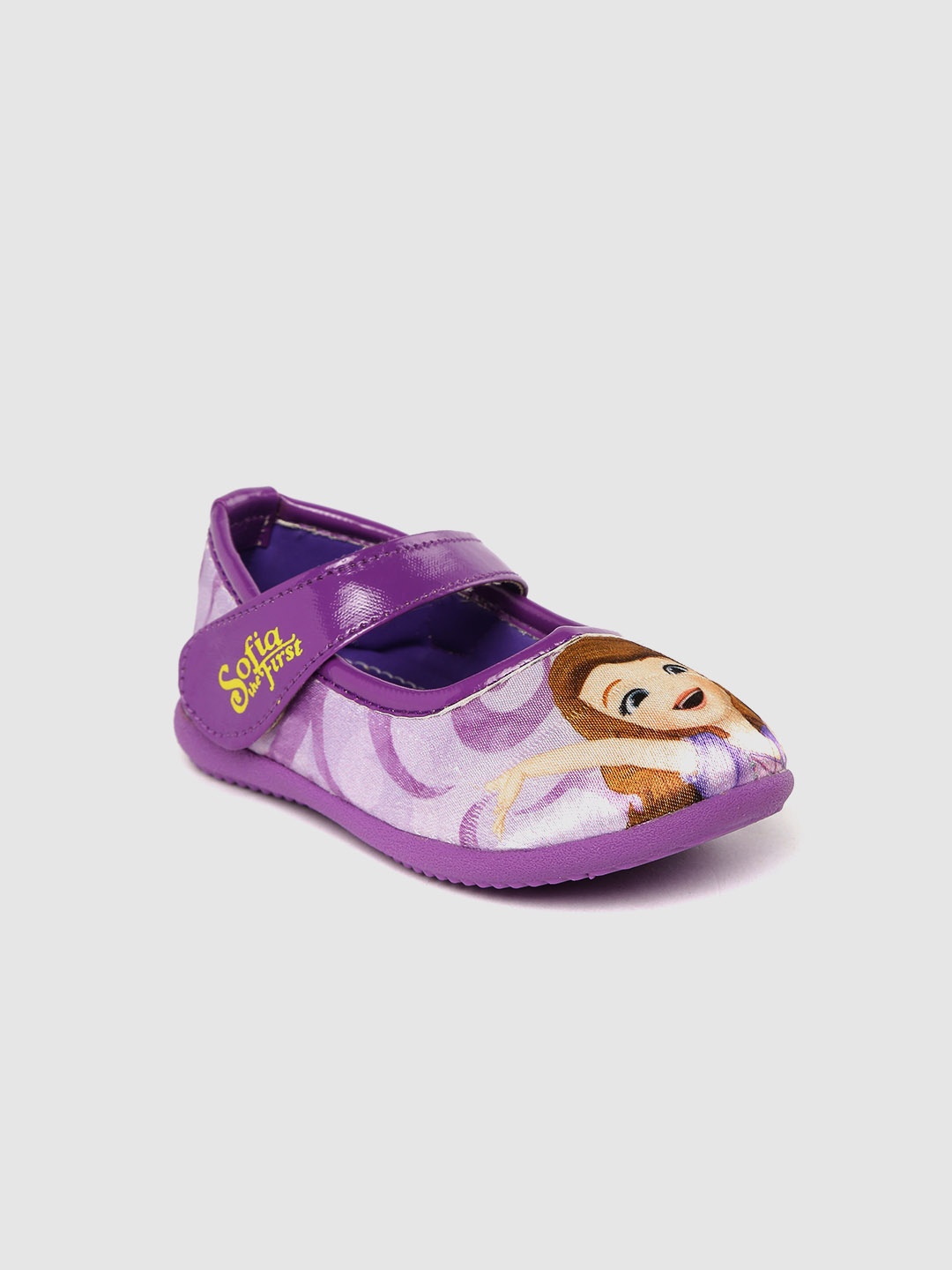 

toothless Girls Printed Mary Janes, Purple