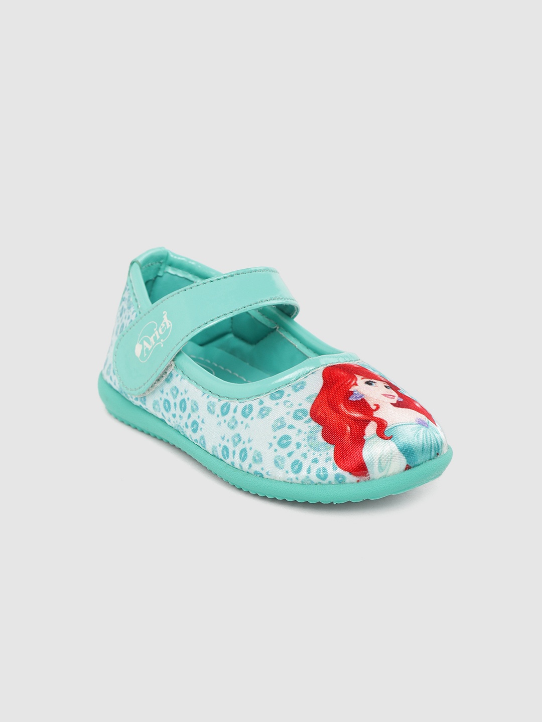 

toothless Girls Printed Mary Janes, Sea green