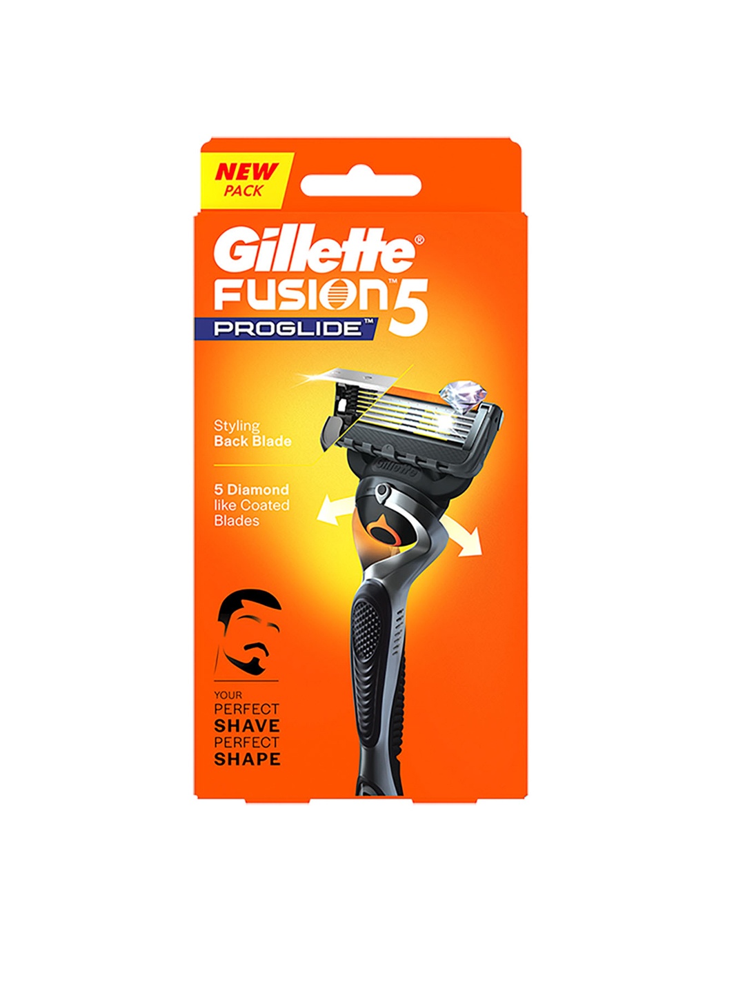 

Gillette Men Fusion Proglide Flexball Shaving Razor, Black