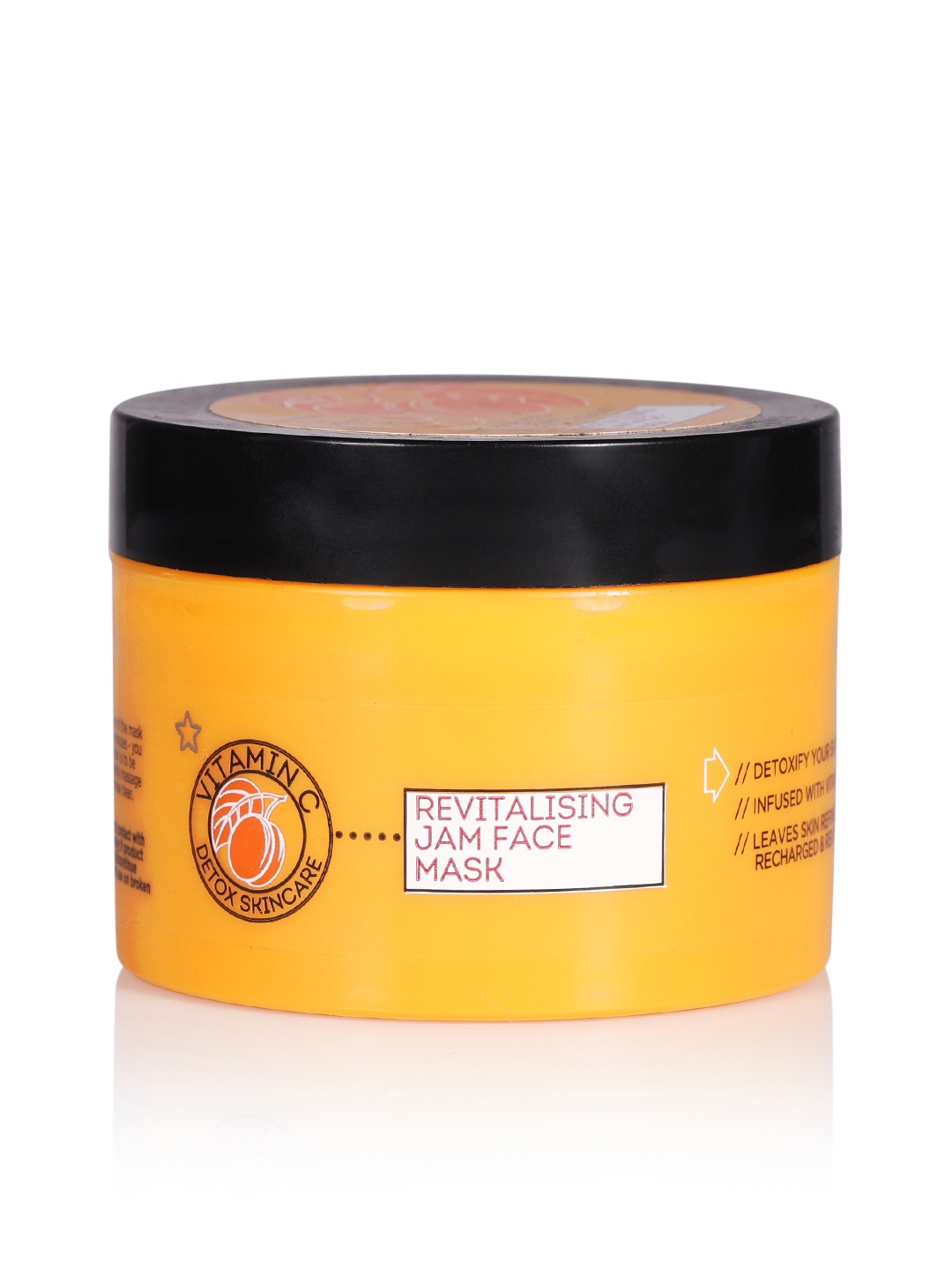

Superdrug Unisex Vitamic C Revitalising Jam Face Mask 75 ml, Yellow