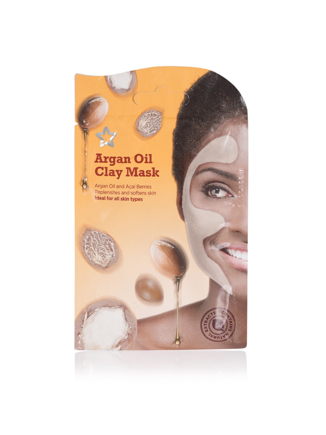 

Superdrug Unisex Argan Oil Clay Mask 15 ml, Yellow