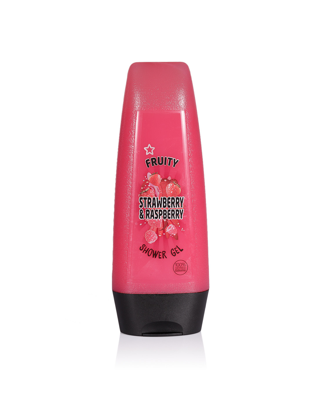 

Superdrug Unisex Fruity Strawberry & Raspberry Shower Gel 250 ml, Pink