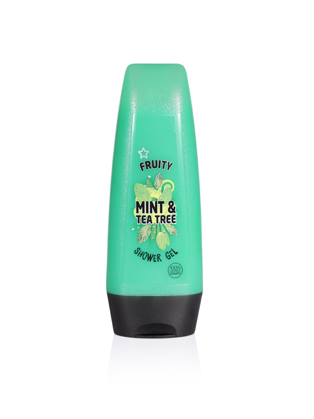 

Superdrug Unisex Fruity Mint & Tea Tree Shower Gel 250 ml, Green