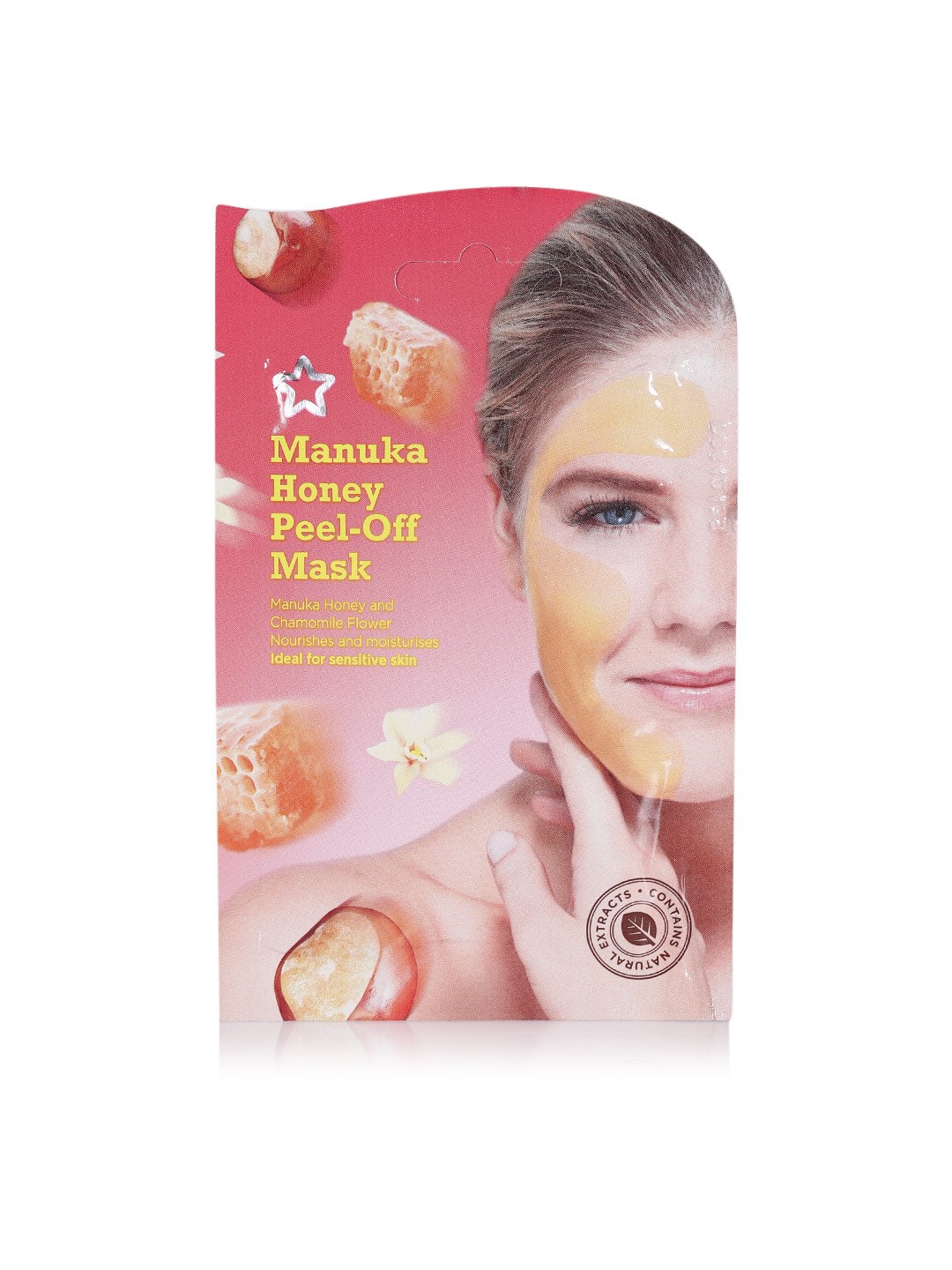 

Superdrug Unisex Manuka Honey Peel Off Mask 10 ml, Pink
