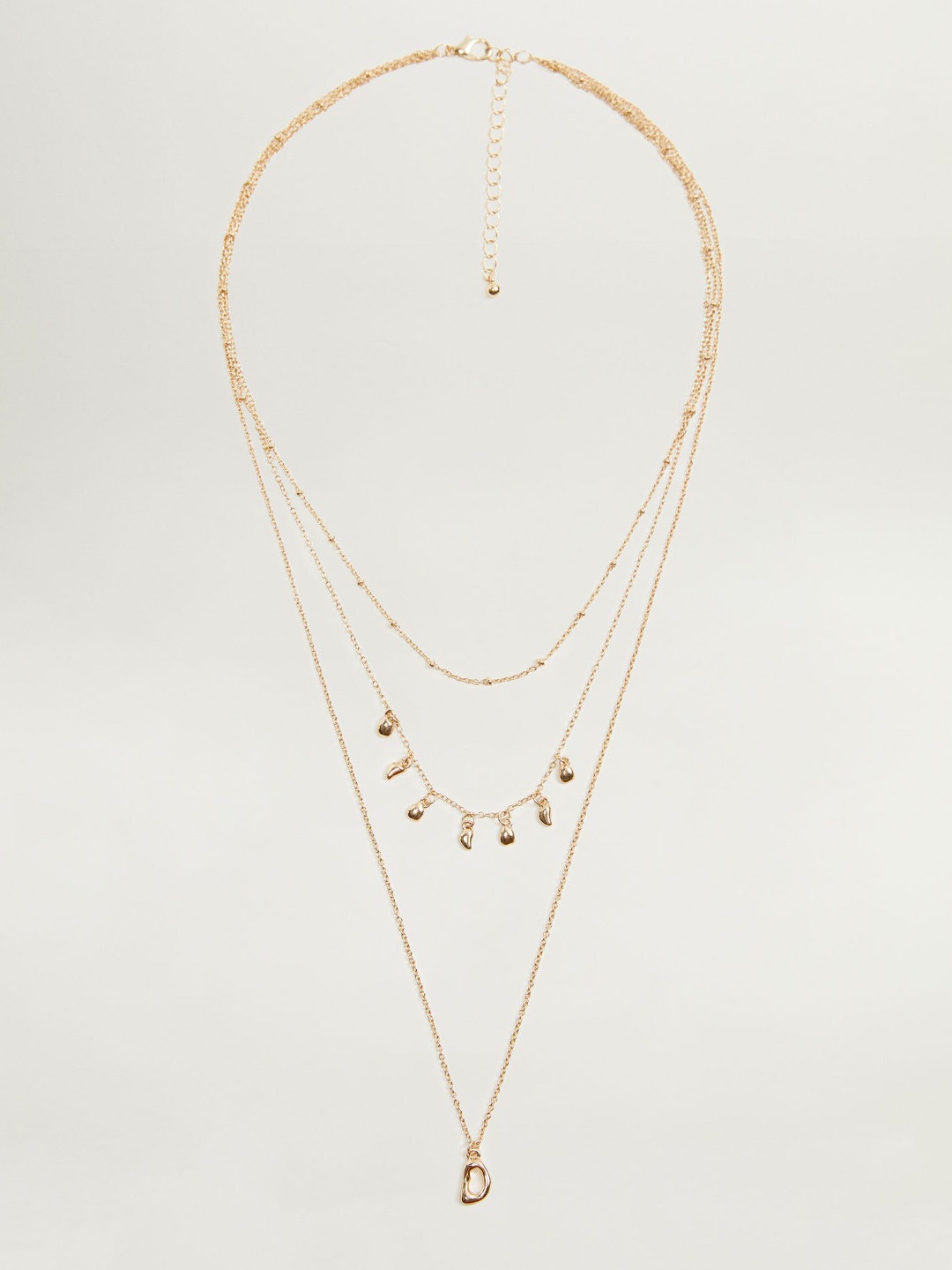 

MANGO Gold-Toned Layered Necklace