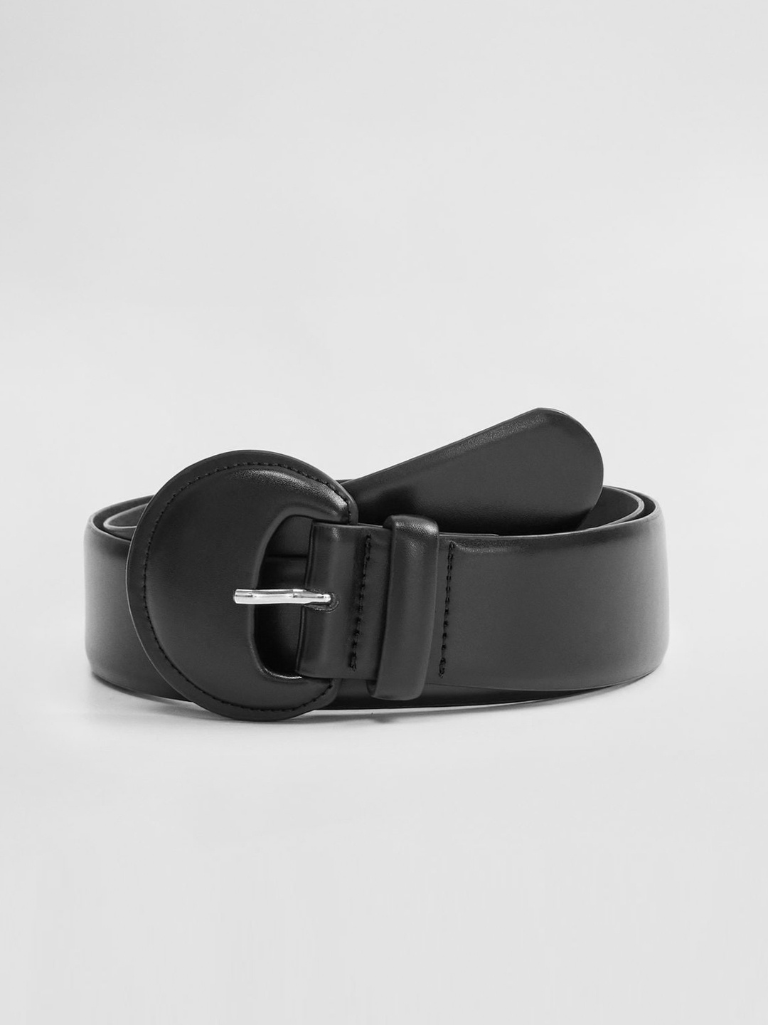 

MANGO Women Black Solid Belt