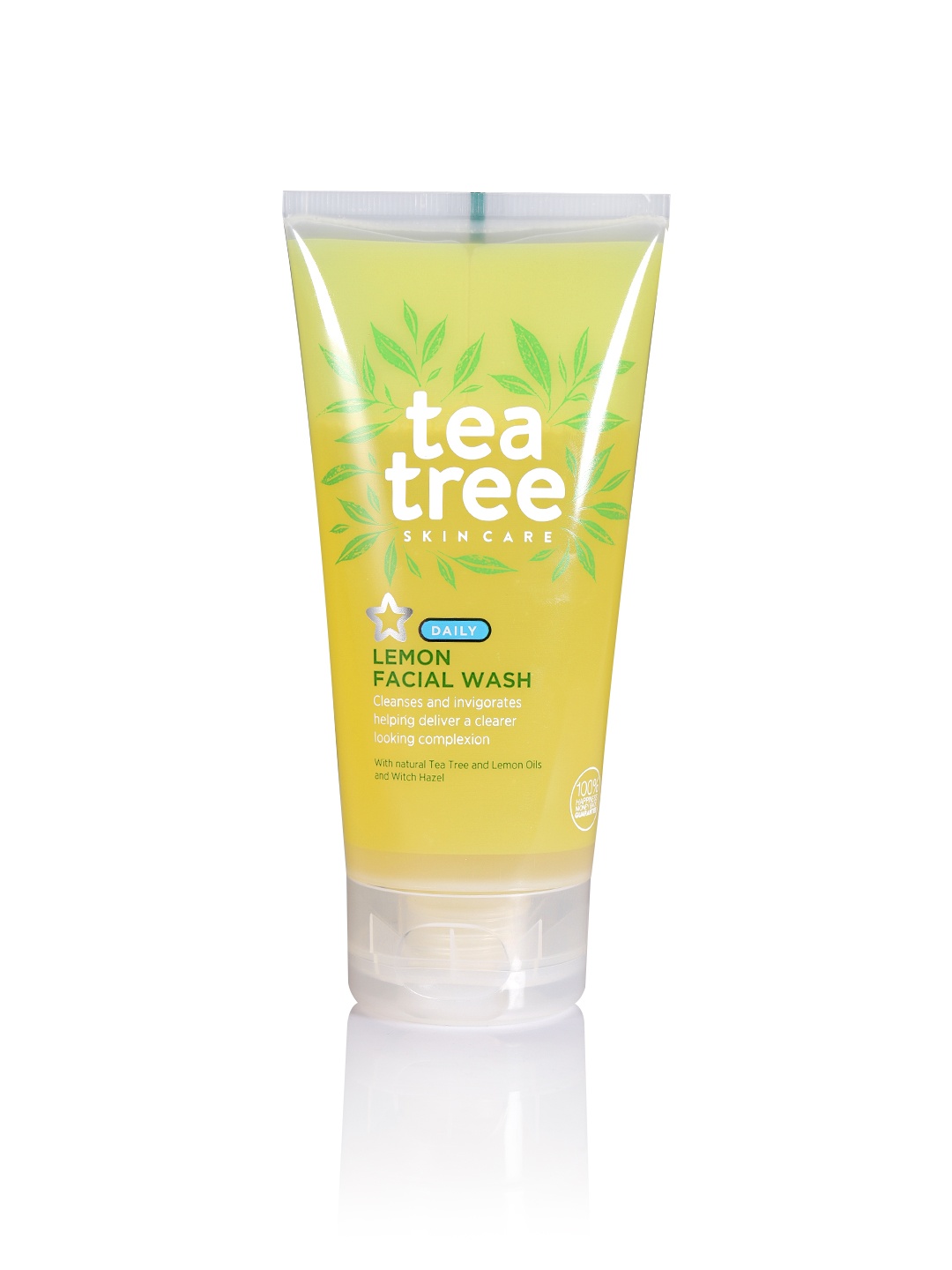 

Superdrug Unisex Tea Tree Lemon Facial Wash 150 ml, Yellow