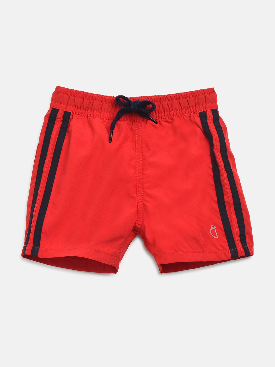 

Gini and Jony Boys Red Solid Regular Fit Shorts