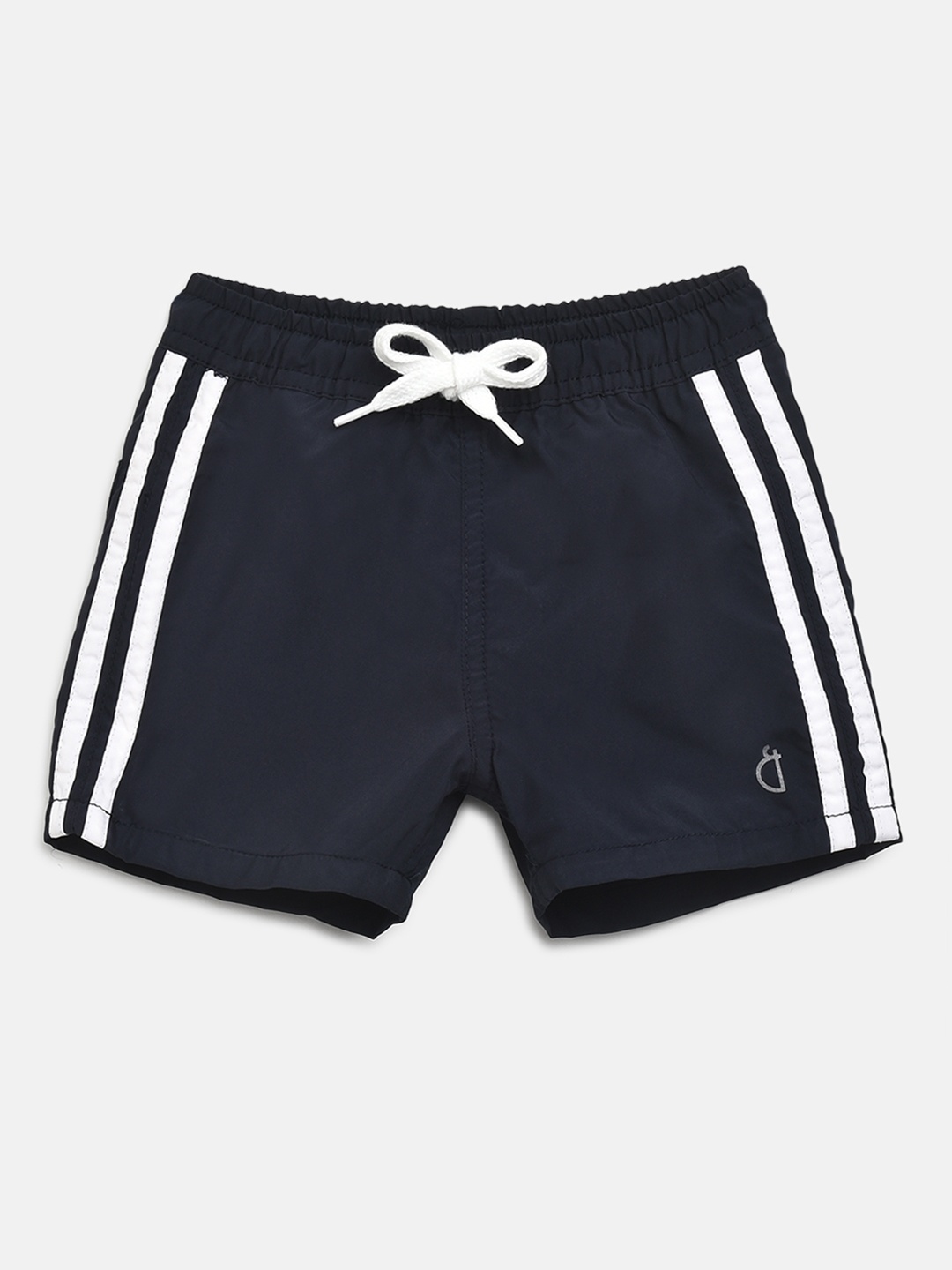 

Gini and Jony Boys Navy Blue Solid Regular Fit Shorts