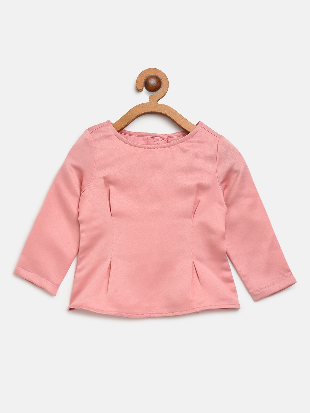 

Gini and Jony Girls Pink Solid Top