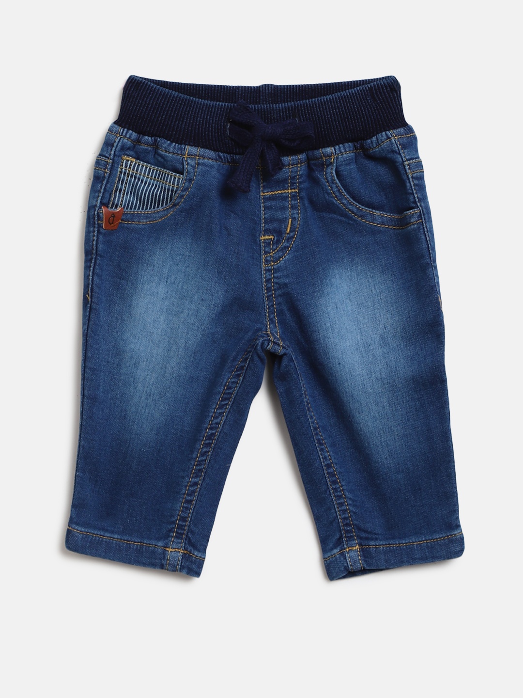 

Gini and Jony Boys Blue Regular Fit Mid-Rise Clean Look Stretchable Jeans