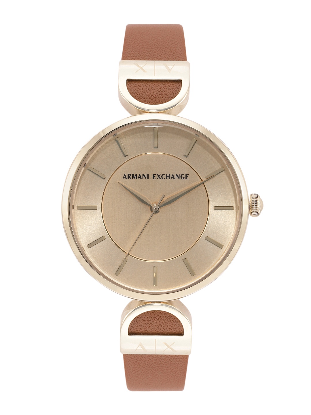 

Armani Exchange Women Brooke Analogue Watch AX5324, Gold
