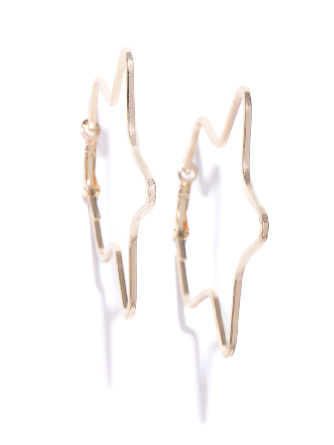 

Blueberry Gold-Plated Handcrafted Contemporary Hoop Earrings