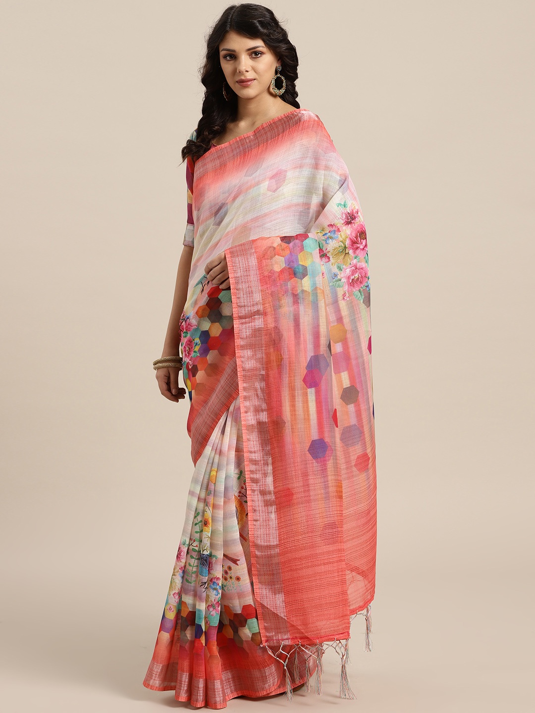 

Saree mall Multicoloured Saree, Multi