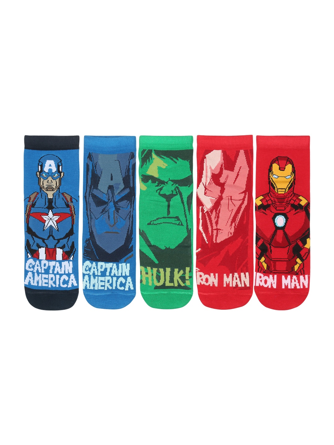 

Supersox Men Pack of 5 Assorted Patterned Ankle-Length socks