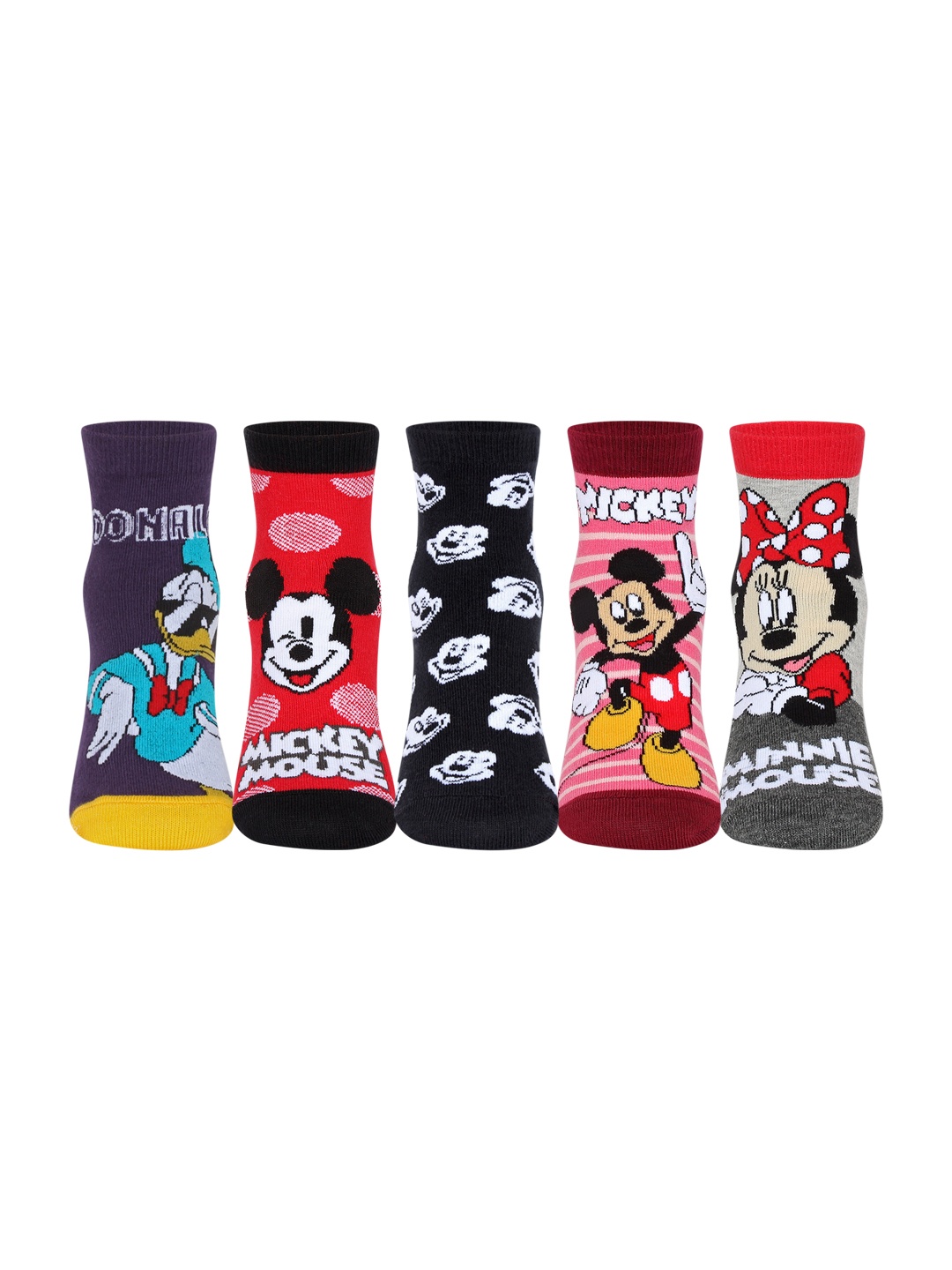 

Supersox Kids Pack of 5 Assorted Patterned Ankle-Length socks