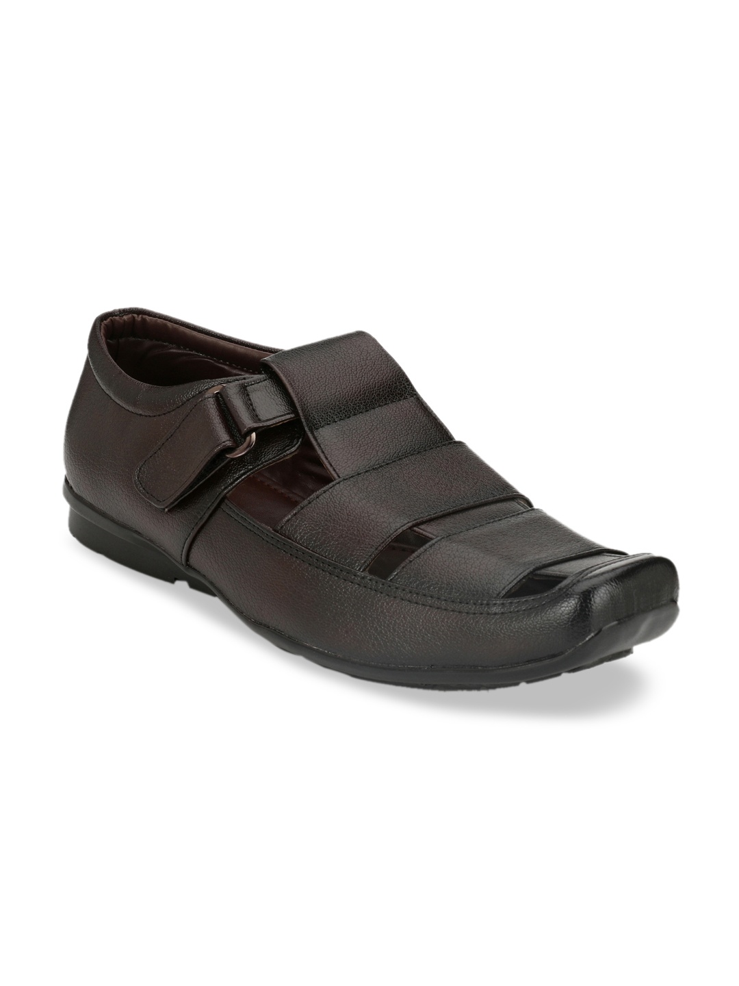 

Azzaro Black Men Brown Sandals